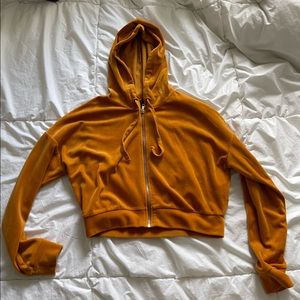 FOREVER21- Cropped zip up jacket.